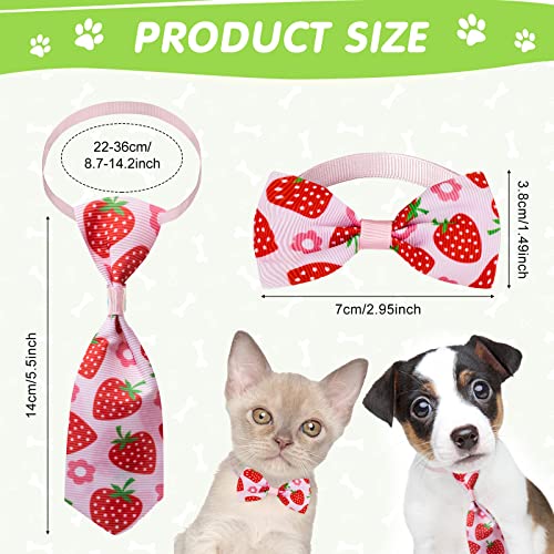 100 Pieces Dog Bow Tie Collar Set E874750