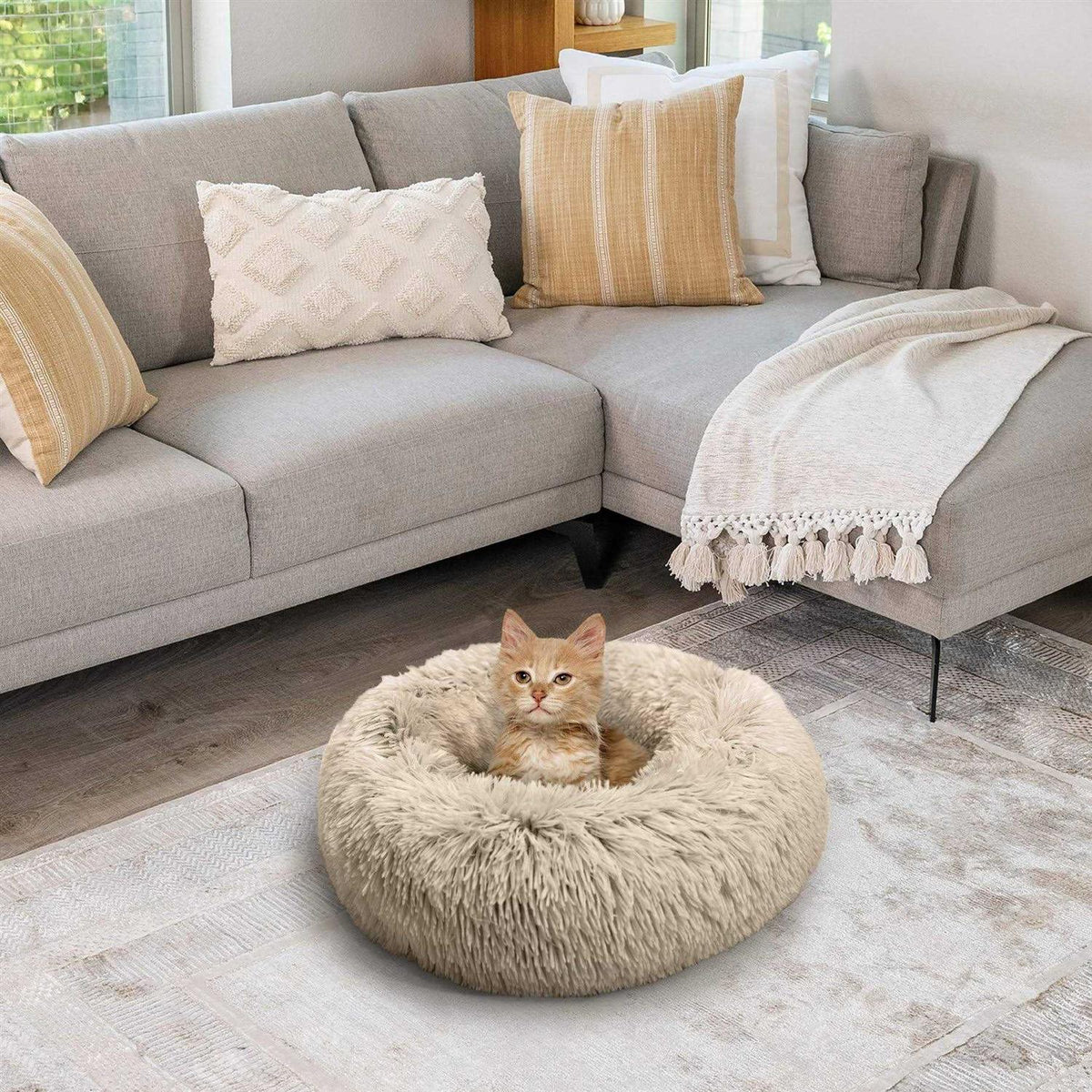 Donut Shag Bed Y88789