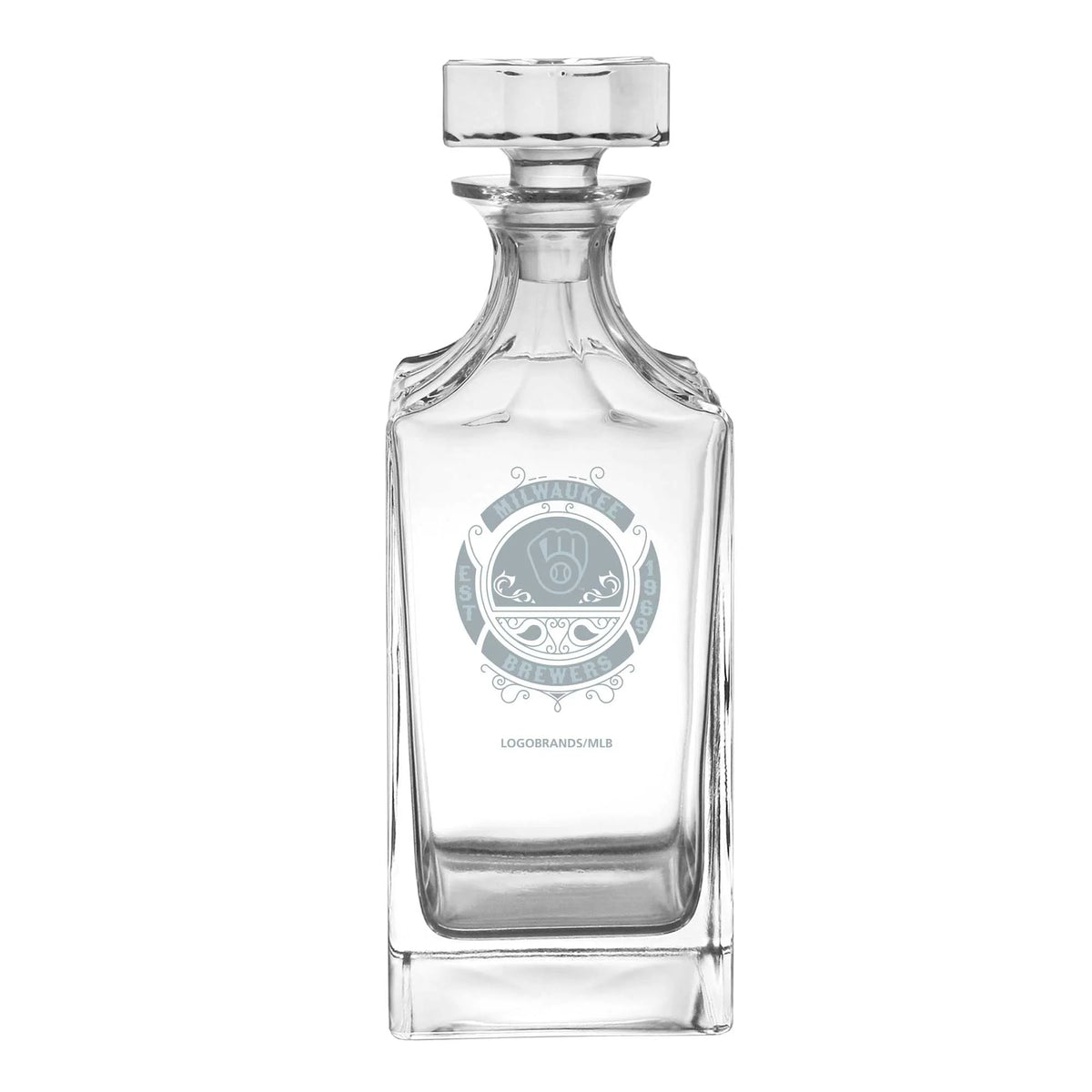 23.75oz Frost Glass Decanter Z470