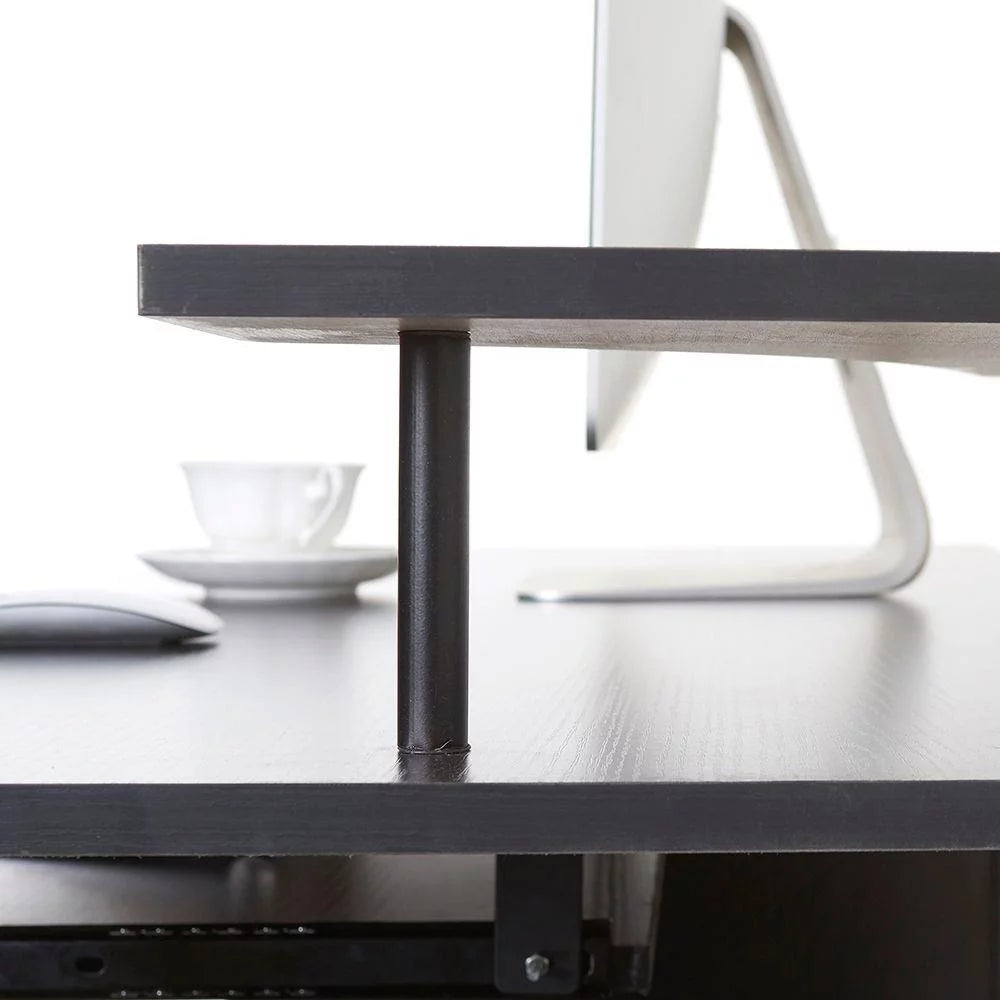 Black Computer Desk with Drawers O5420