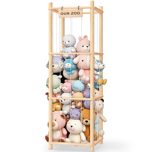 Wooden Stuffed Animal Storage Organizer I168222