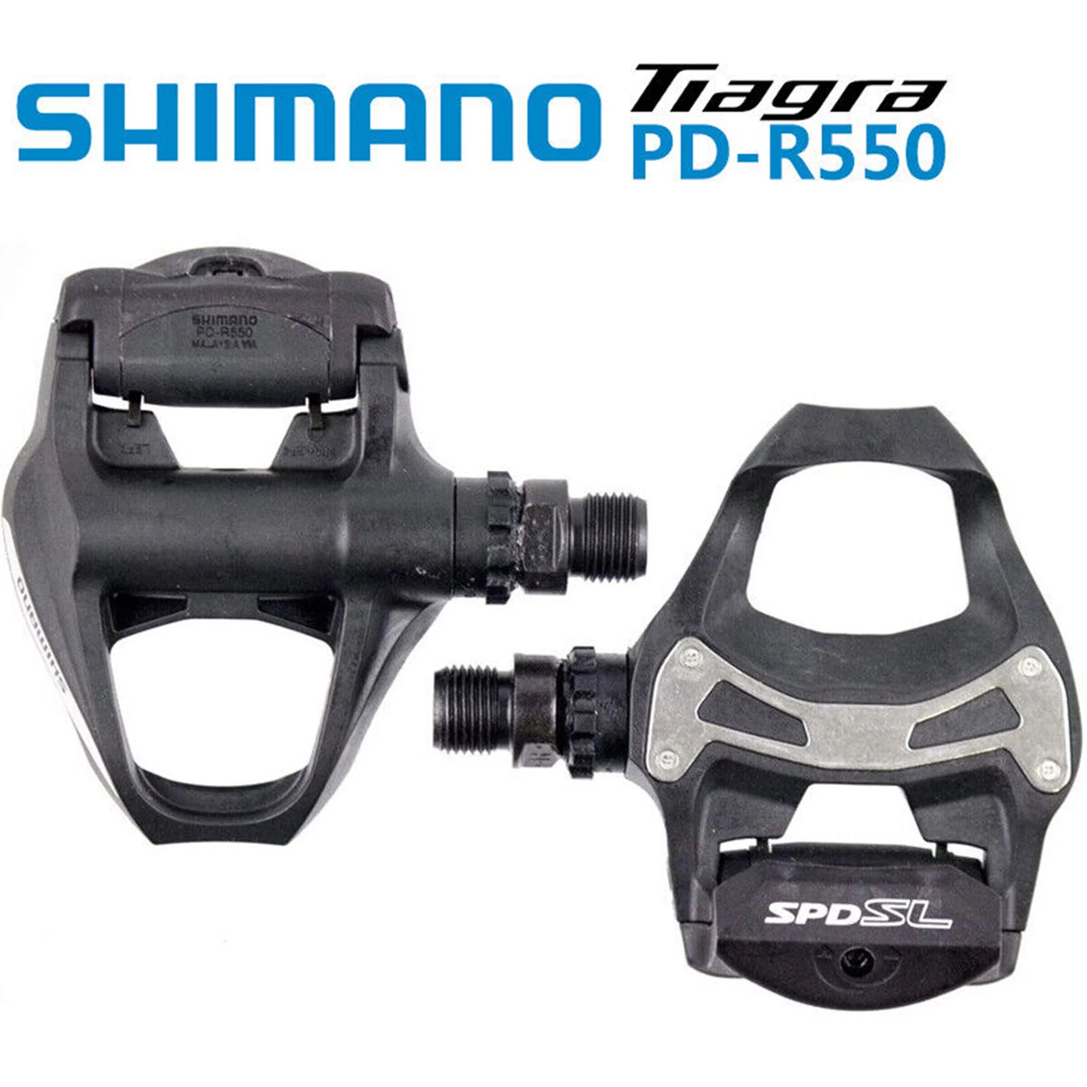 Carbon Clipless Pedals with 6 Degree Cleat K17505