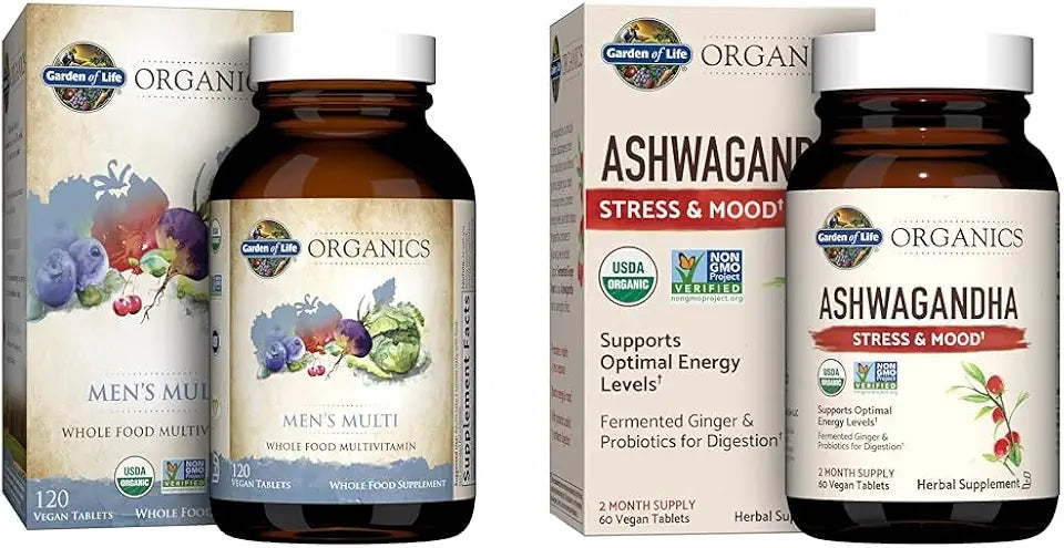 120 Tablets Multivitamin and 60 Tablets Ashwagandha Bundle G75852