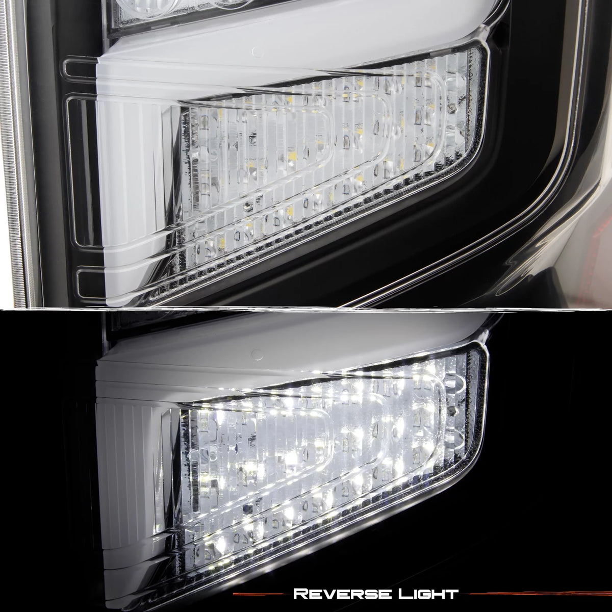 For 2016-2023 Nissan Titan LED Tail Lights Black Housing F55301