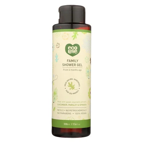 Green Vegetables Extracts Shower Gel, 17.6 Oz, 2 Pack K538658