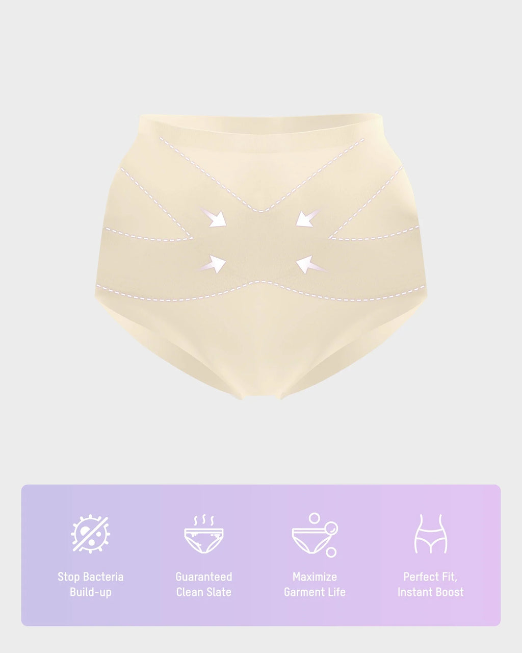 High-Waist Tummy Control Panties 5 Pack H86057