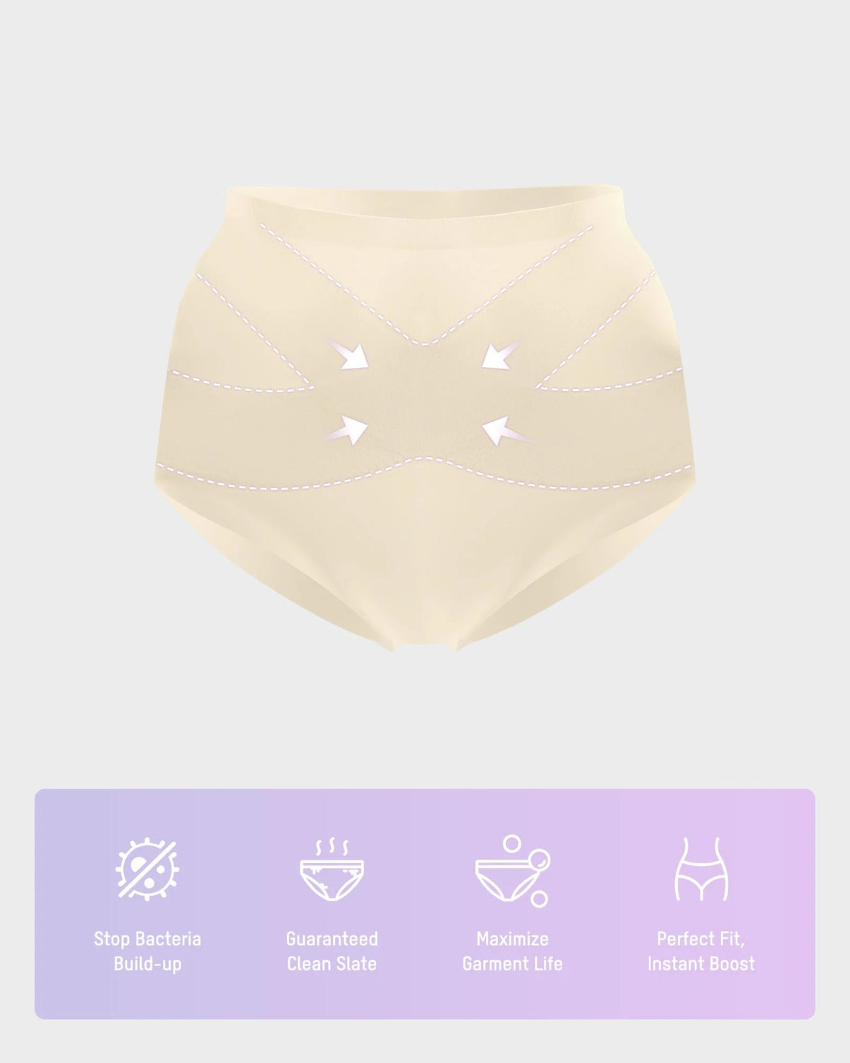 High-Waist Tummy Control Panties 5 Pack H86057