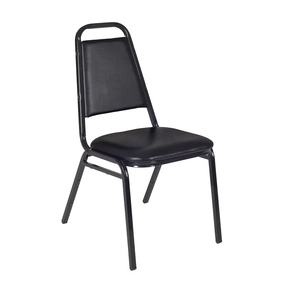 48" Square Breakroom Table & 4 Stack Chairs V363