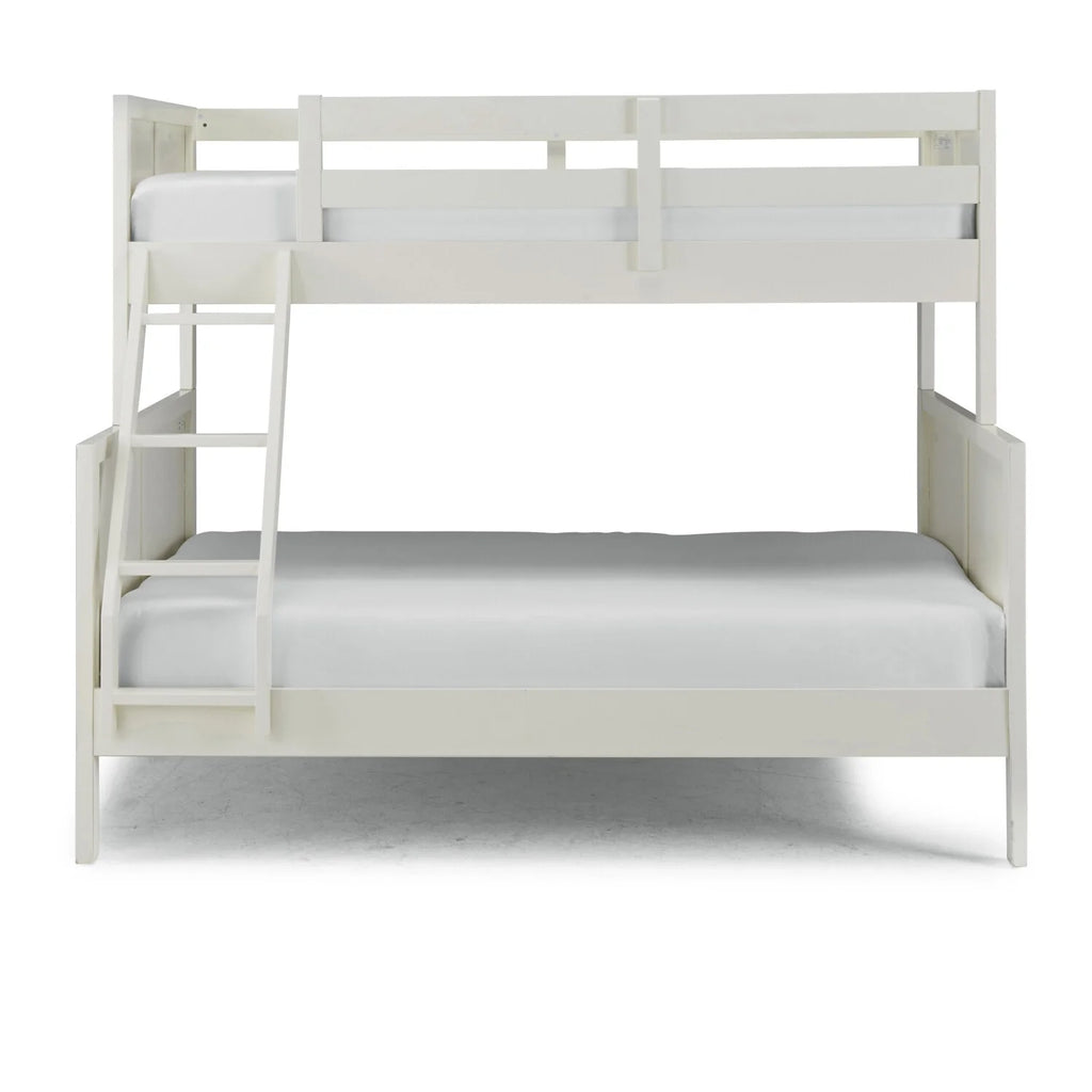 Off White Wood Twin Over Full Bunk Bed G796147