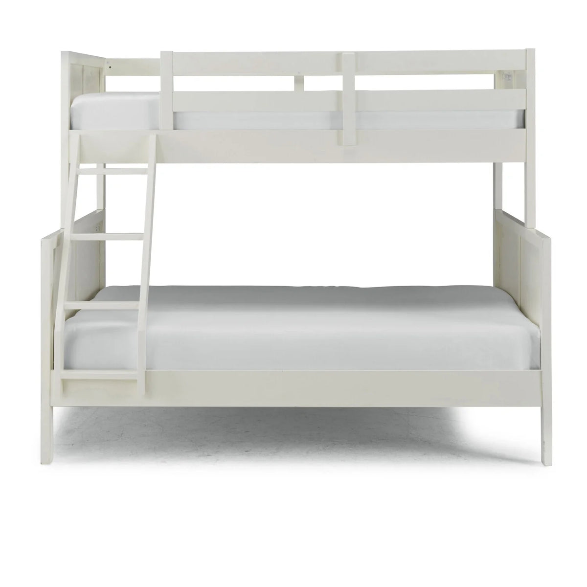 Off White Wood Twin Over Full Bunk Bed G796147