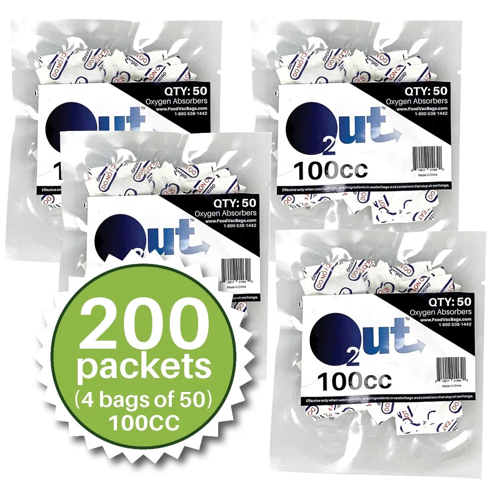 Oxygen Absorbers, 200 Pack A40387