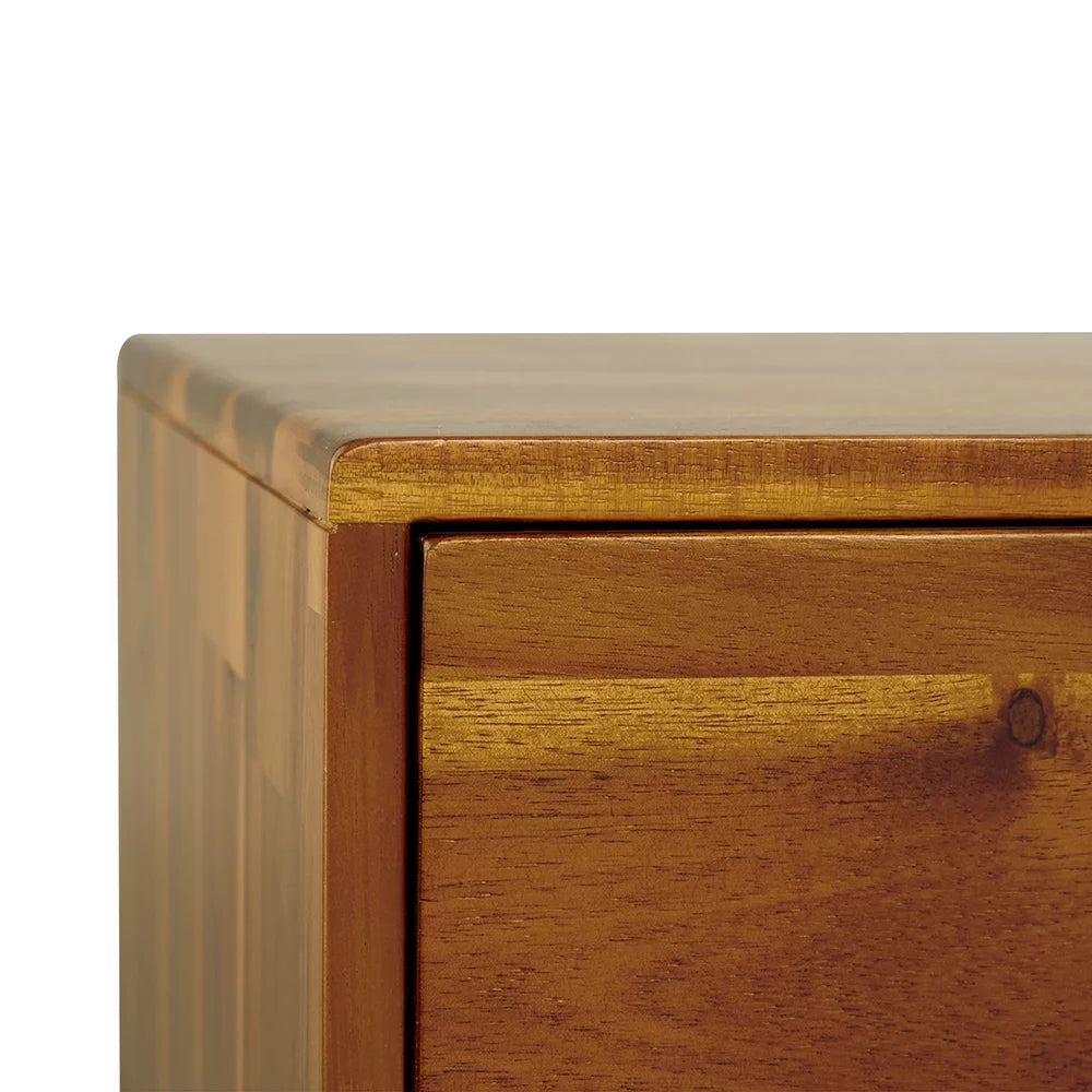 Solid Acacia Wood Nightstand R676