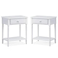 White Nightstand Set A579464