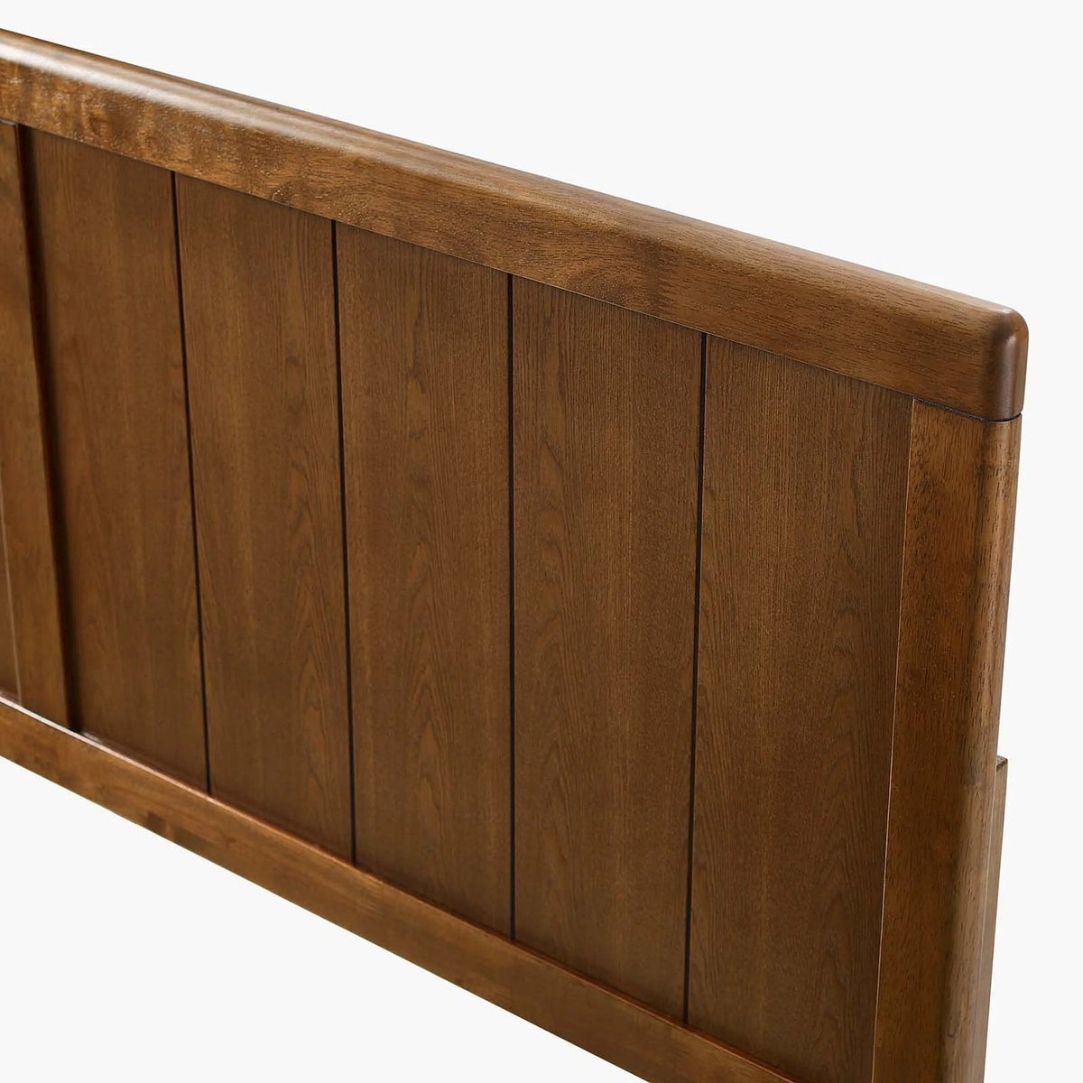 Queen Size Walnut Wooden Headboard K413