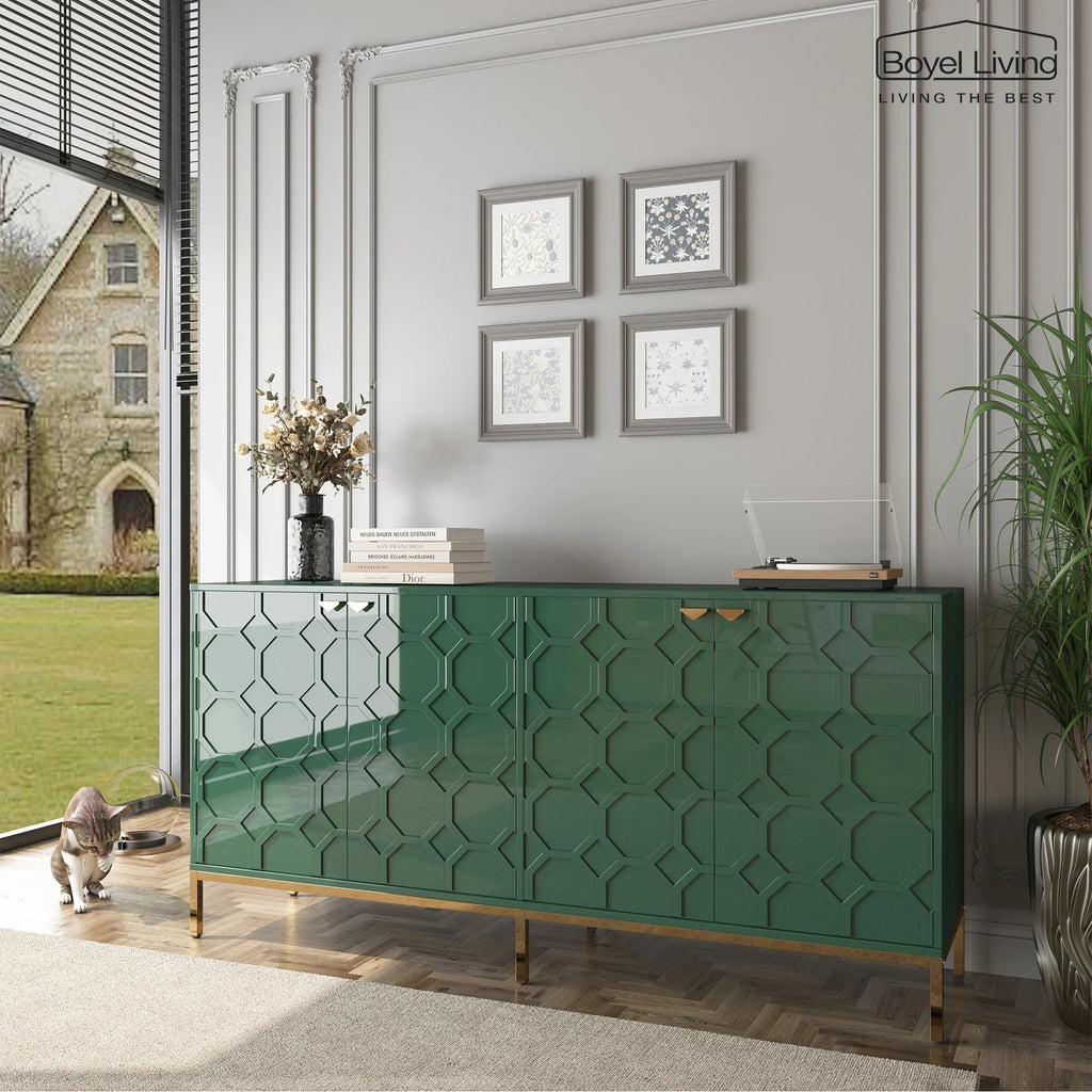 Green High Gloss TV Stand O112249