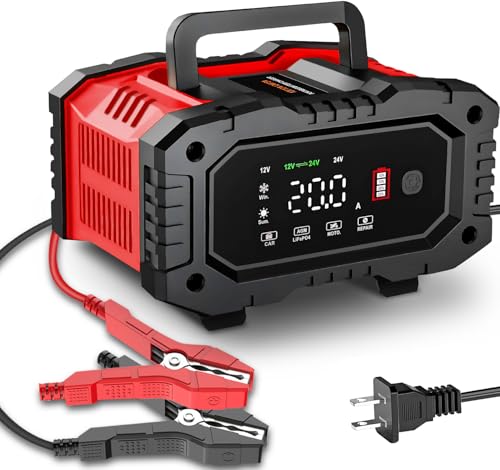 20Amp 12V/24V Smart Automatic Battery Charger X253176