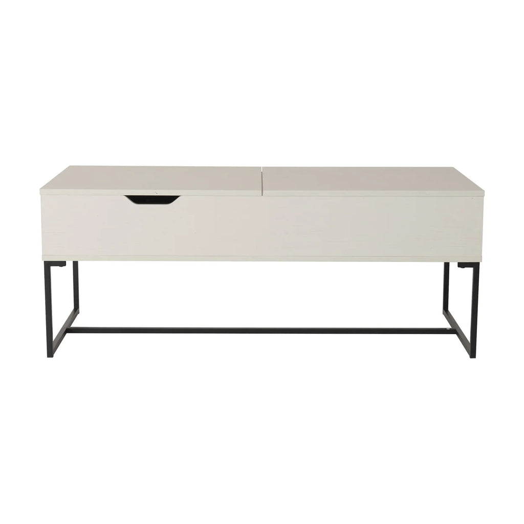 White Half Lift Top Coffee Table X661