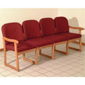 Medium Oak Four Seat Sofa L7934