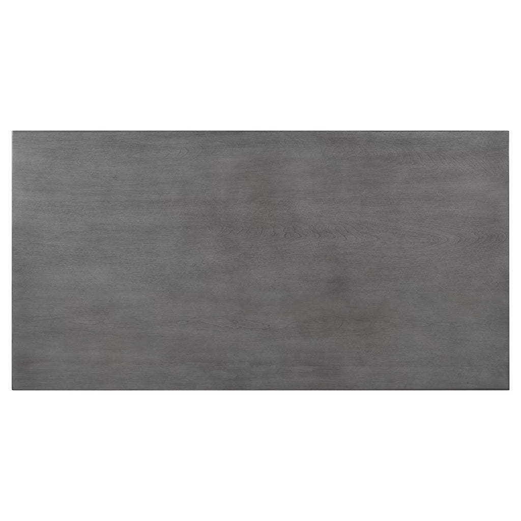 Counter Height Dining Table Solid Wood & Metal Gray L4592