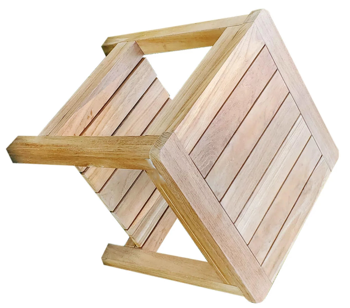 Teak Wood Shower Seat Outdoor Bench T417447