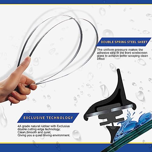 3 Wipers Replacement Set 26"+22"+11" S662