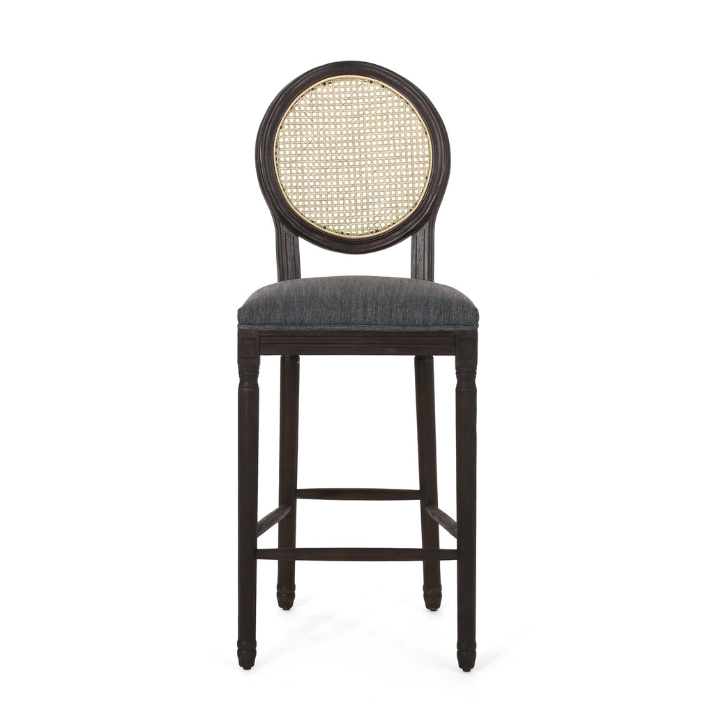 Upholstered Wood Barstools Set of 2 K5107