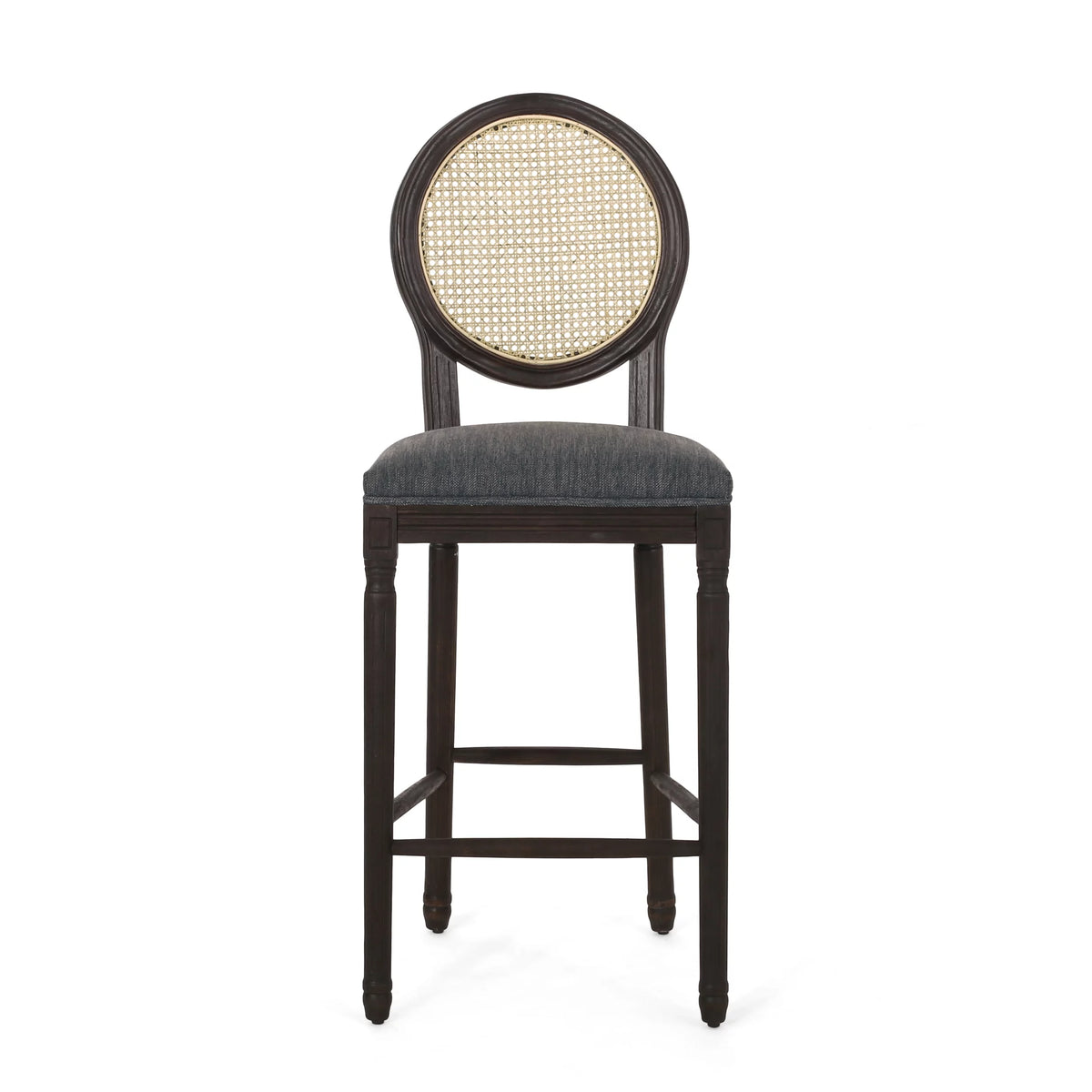 Upholstered Wood Barstools Set of 2 K5107