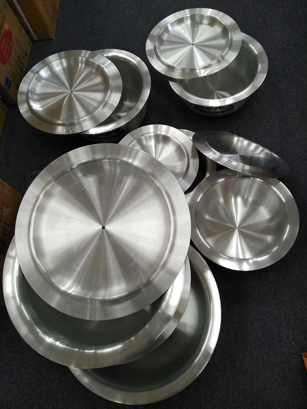 Aluminum 6 Pc Cooking Pots Set P372565