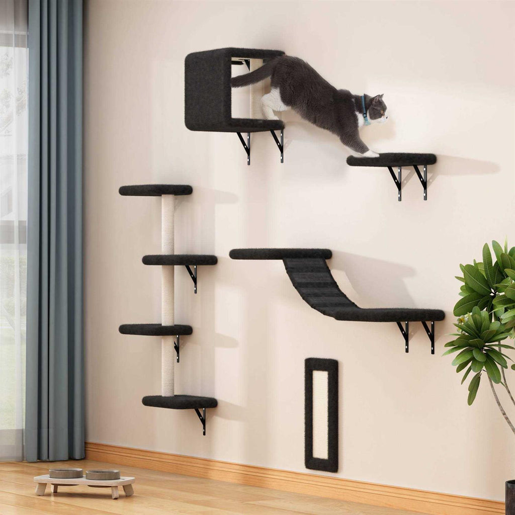 Wall Mounted Shelves Set Cat Tree G8507