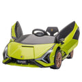 Green 12 V Electric Ride-On Car with Parent Remote Control J664