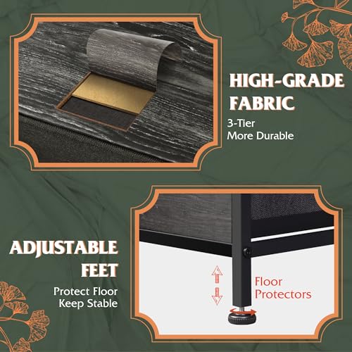 Black 10 Drawer Tall Dresser M477704
