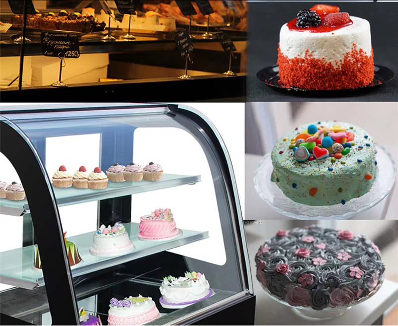 35" Curved Refrigerated Cake Display Cabinet J218466