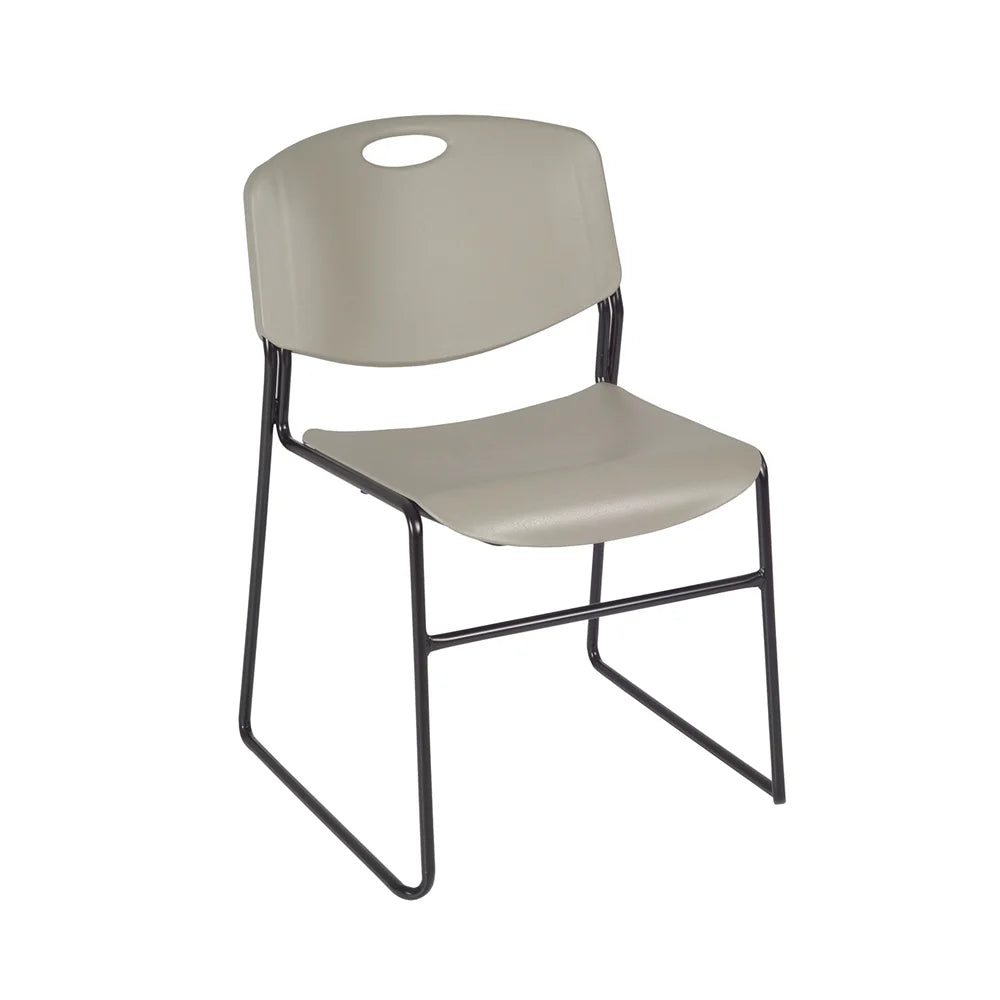 48" Round Breakroom Table & 4 Stack Chairs R515