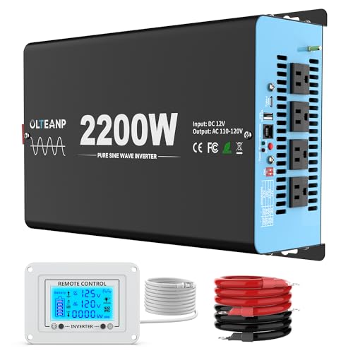 2500W Pure Sine Wave Inverter with Transfer Switch E39737