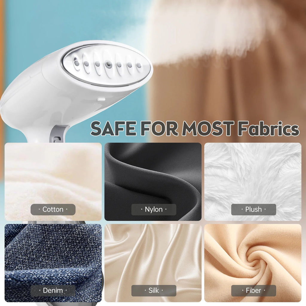 1300W Foldable Handheld Travel Steamer with 120ml Detachable Water Tank H528