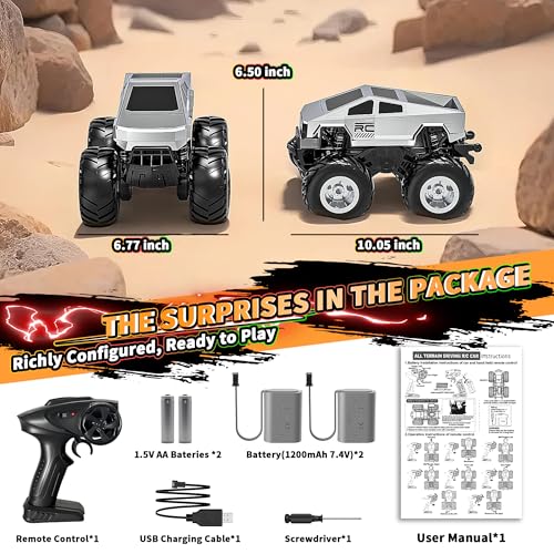 4WD Waterproof 1:16 Scale Off-Road RC Truck E89627