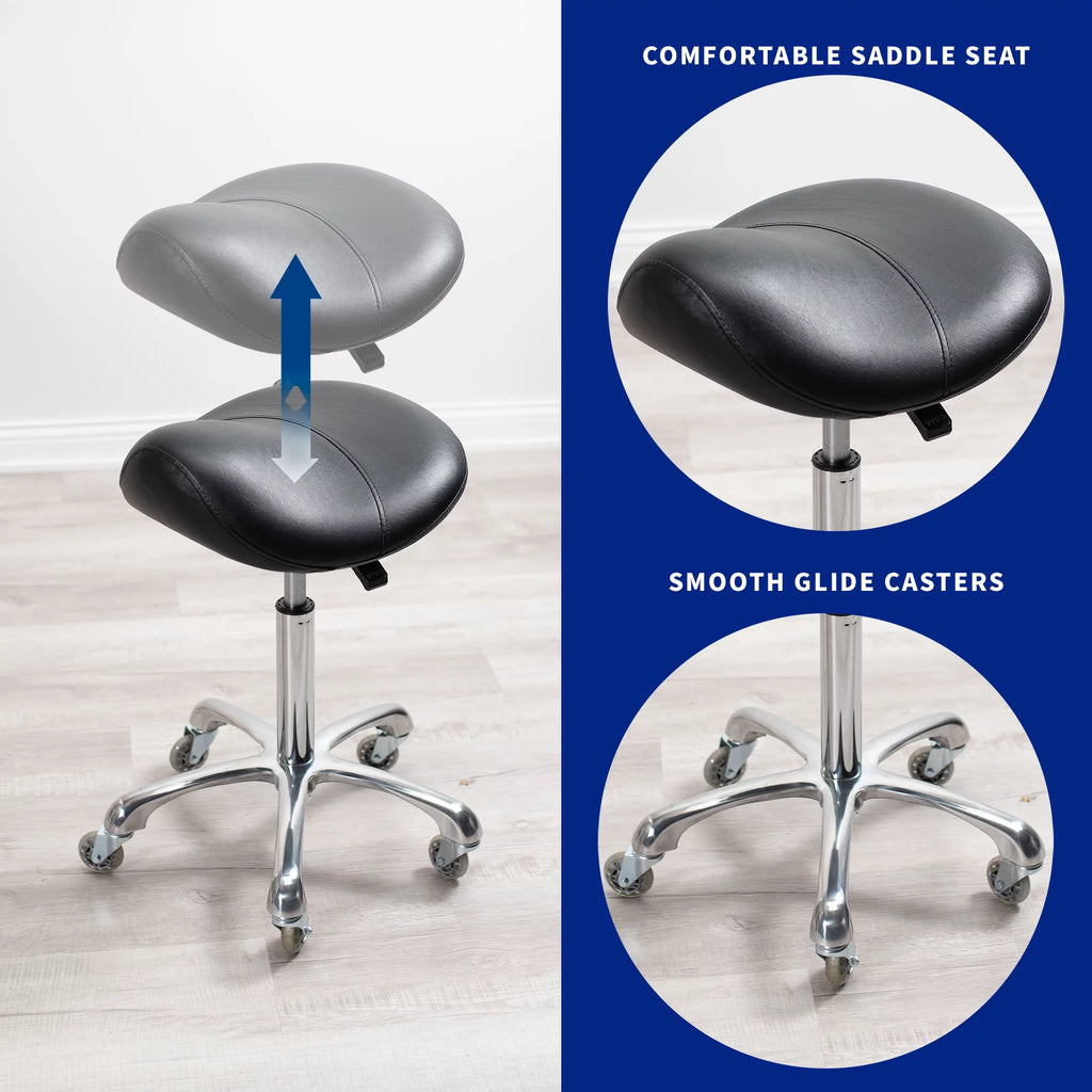 Ergonomic Height Adjustable Saddle Stool C69431