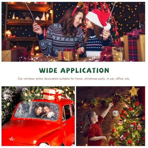 Reindeer Car Decoration Kit with Nose & Antlers N7549