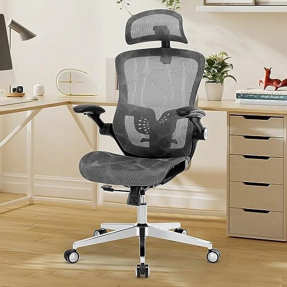 Ergonomic Mesh High Back Office Chair with Headrest and Lumbar Support Y5051