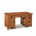 Cottage Oak Pedestal Storage Computer Desk E248820