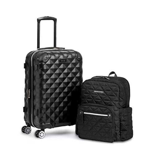 Black 20-Inch Hardside Expandable Spinner Luggage Y970