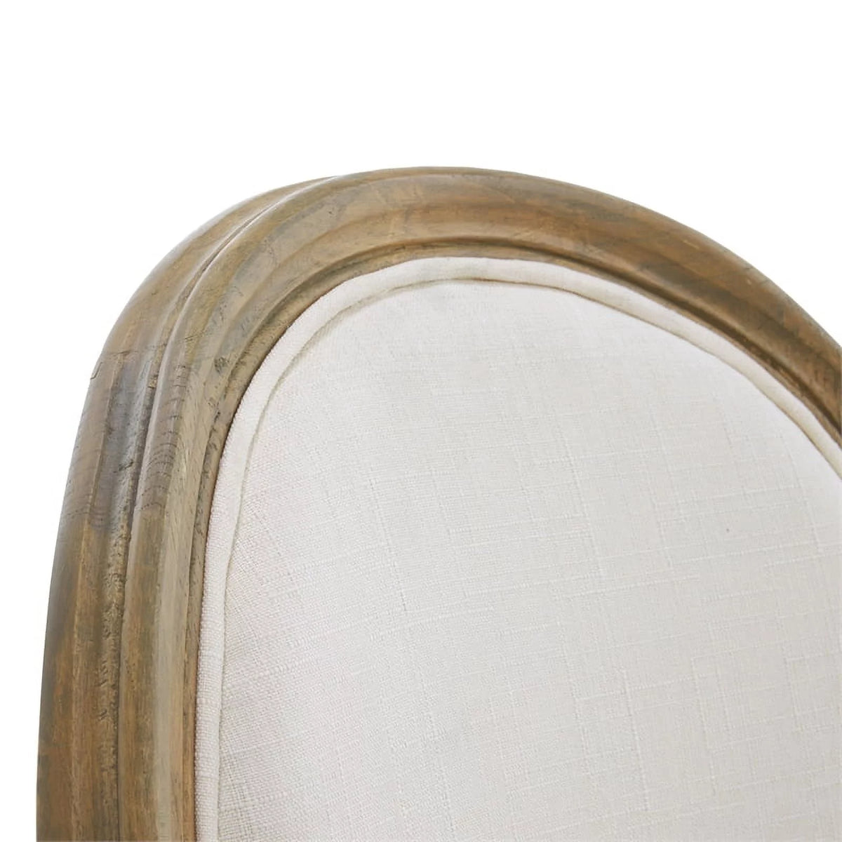 Round Dining Chair Set of 2 Cream L637