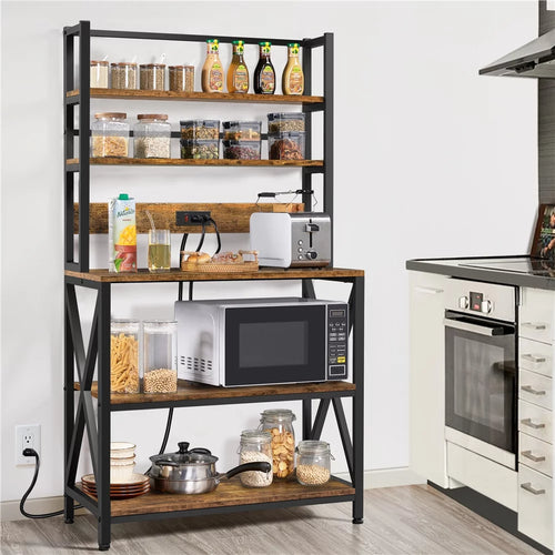 5-Tier Kitchen Baker’s Racks with Power Outlets Y535071