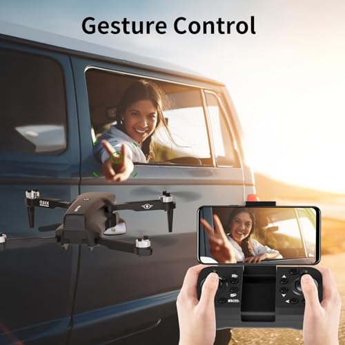 Black 1080P Camera Mini RC Quadcopter Drone with Carry Case K16296