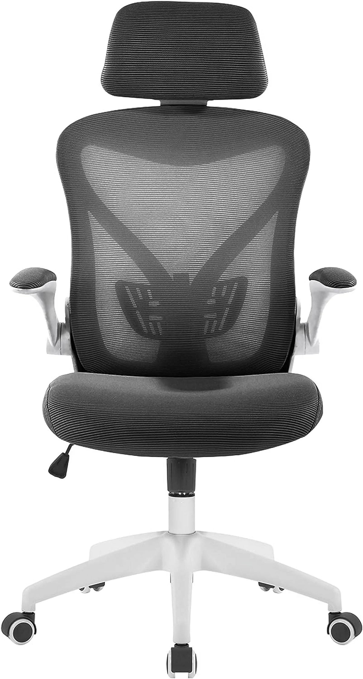 Office Chair with Headrest, Mesh Back, Armrests and Adjustable Seat with Wheels W949983