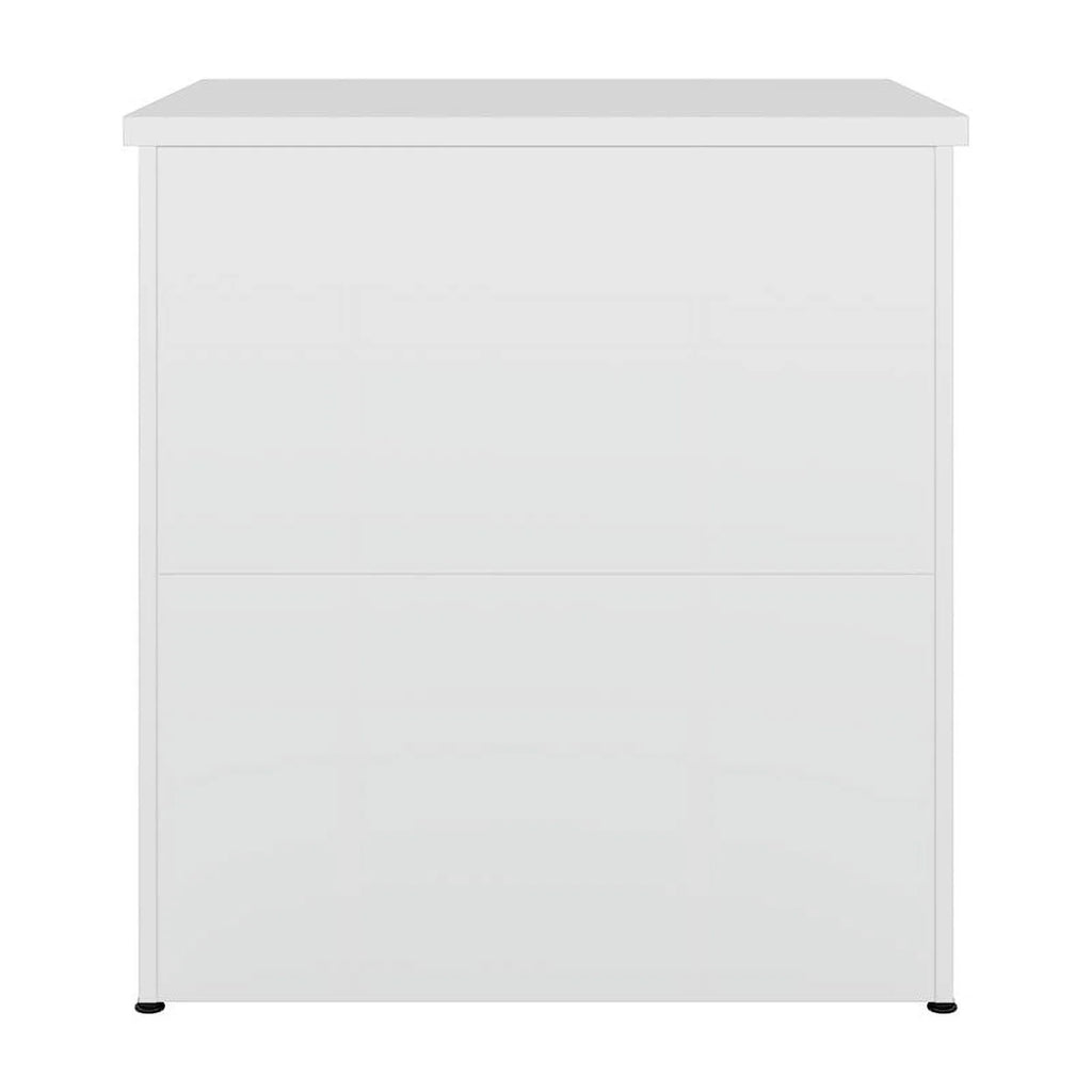 2-Drawer Engineered Wood Lateral File Cabinet in Pure White N741542