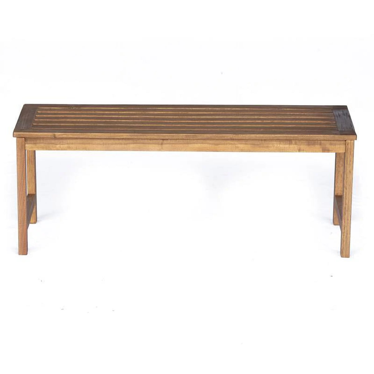 Brown Wood Outdoor Dining Bench A417490