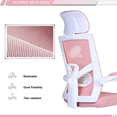 Ergonomic Mesh Office Chair with Headrest and Wheels M220