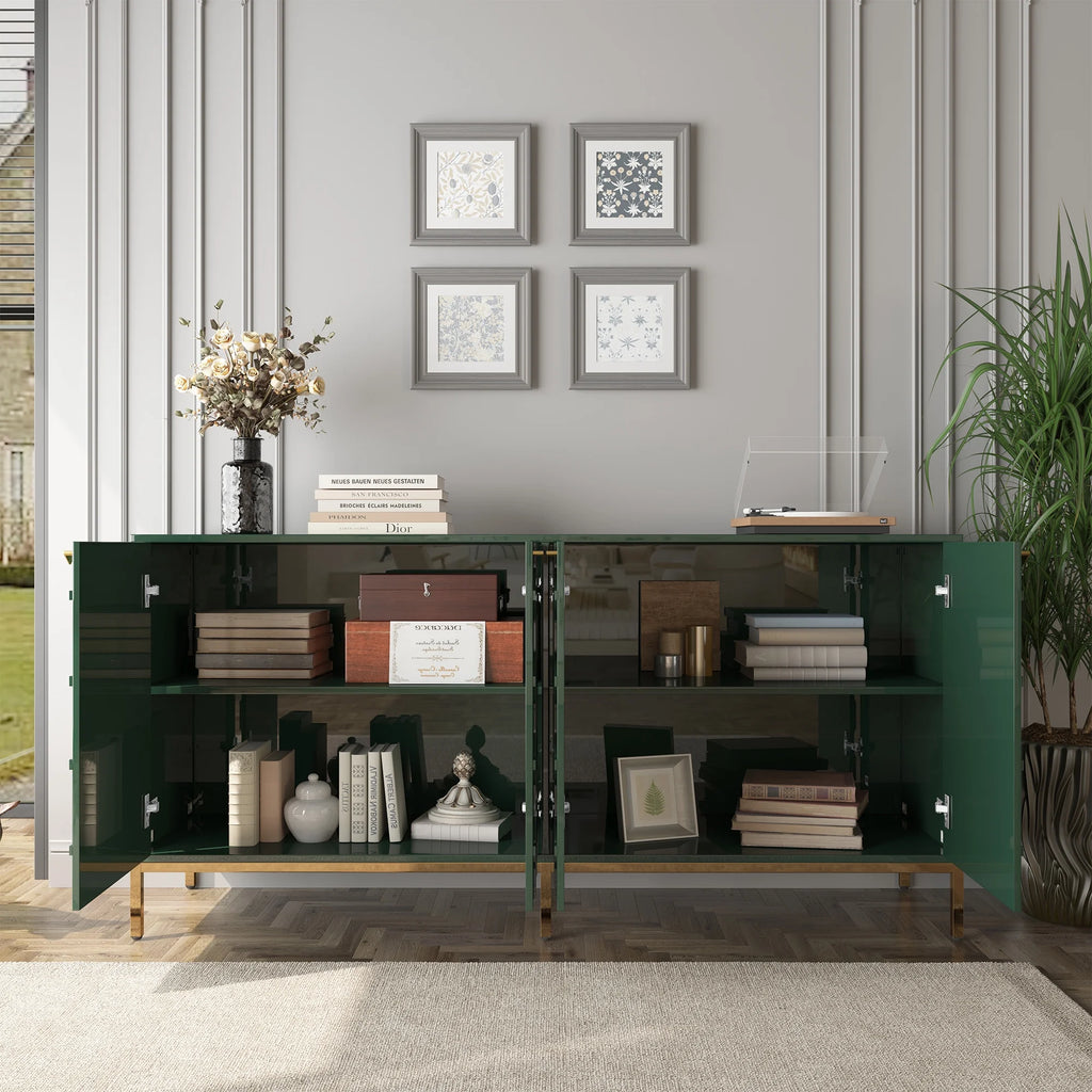 Green High Gloss TV Stand O112249