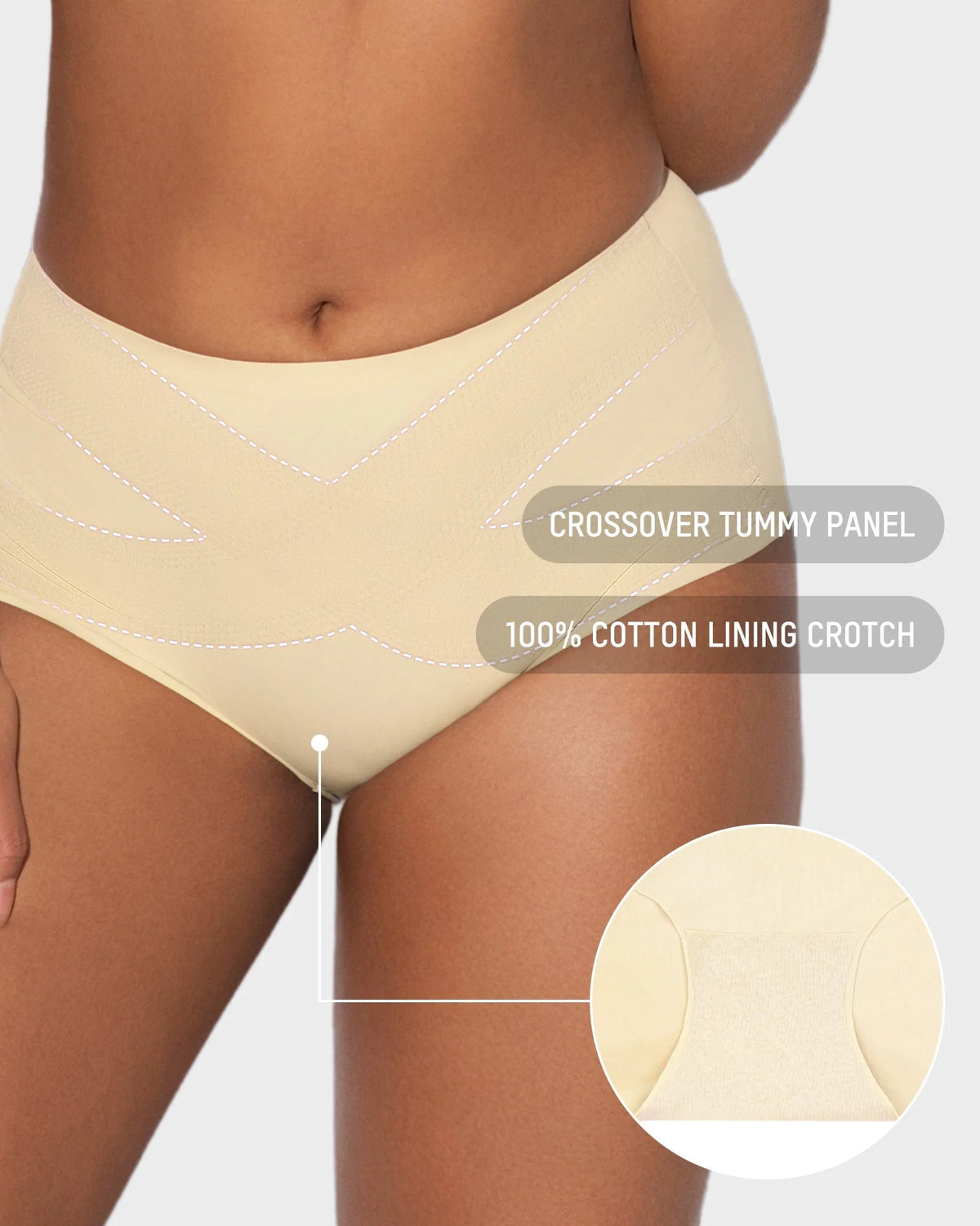High-Waist Tummy Control Panties 5 Pack H86057